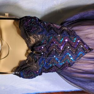 Vintage Frederick's of Hollywood Black and Pink Garment